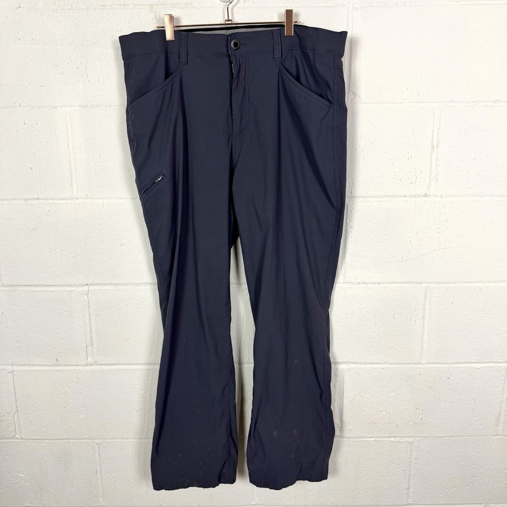 Orvis Men's Tech Pants SZ 38X30 Gray Blue‎ Performance Outdoor Hiking Utility